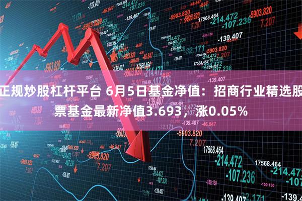 正规炒股杠杆平台 6月5日基金净值：招商行业精选股票基金最新净值3.693，涨0.05%