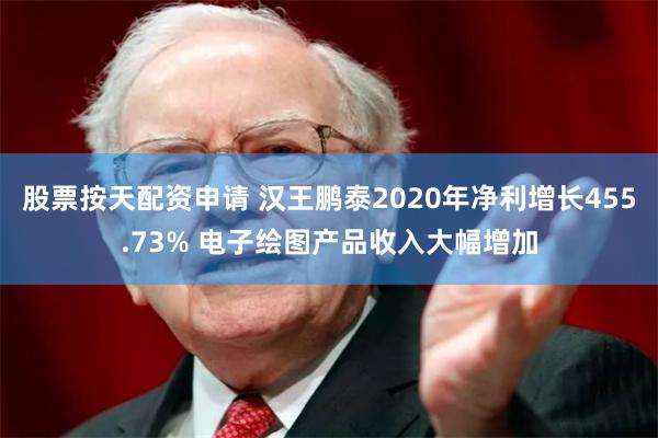股票按天配资申请 汉王鹏泰2020年净利增长455.73% 电子绘图产品收入大幅增加