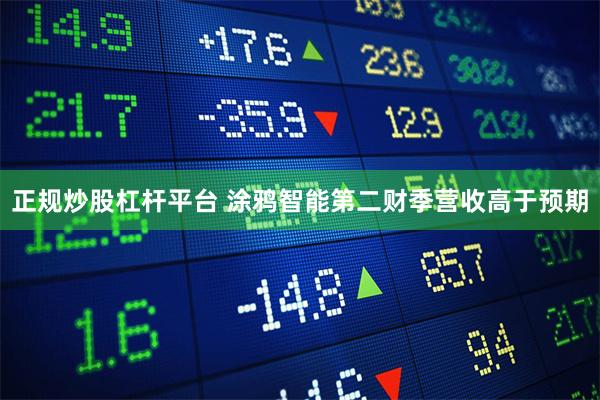 正规炒股杠杆平台 涂鸦智能第二财季营收高于预期