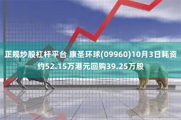 正规炒股杠杆平台 康圣环球(09960)10月3日耗资约52.15万港元回购39.25万股