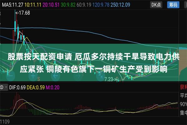 股票按天配资申请 厄瓜多尔持续干旱导致电力供应紧张 铜陵有色旗下一铜矿生产受到影响