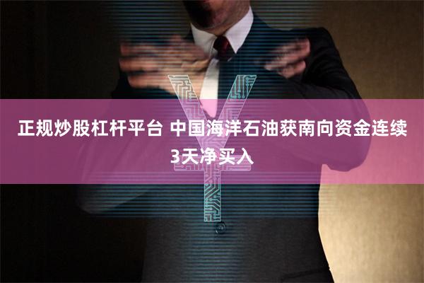 正规炒股杠杆平台 中国海洋石油获南向资金连续3天净买入